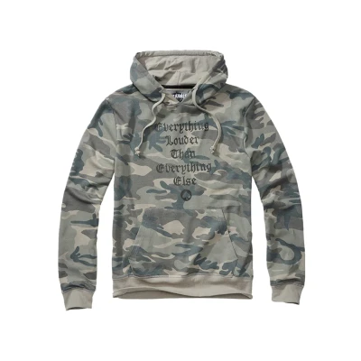 Image of Brandit MOTÖRHEAD Hoodie Grey camo, Men&#039;s, Size: 4XL, camo