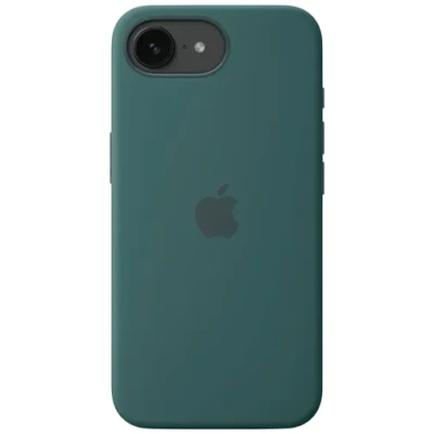 Image of Apple Silicone Back Cover Green iPhone 16e