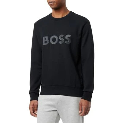 Image of BOSS Salbo Sweatshirt, Men&#039;s, Size: 6XL, Black