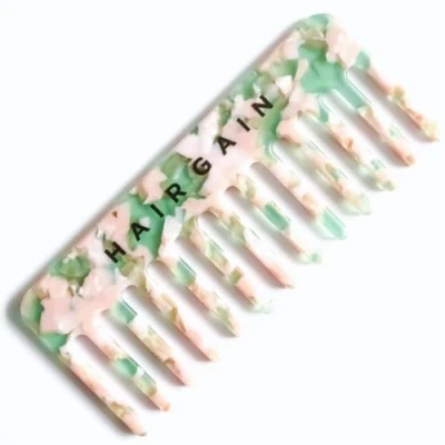 Image of Hair Gain Comb Wide Tooth Comb, Smooth, Durable, Sturdy &amp; Anti Static Large Detangling For Curly Hair, Gorgeous Long Wet, Shower Brushing Out Curls