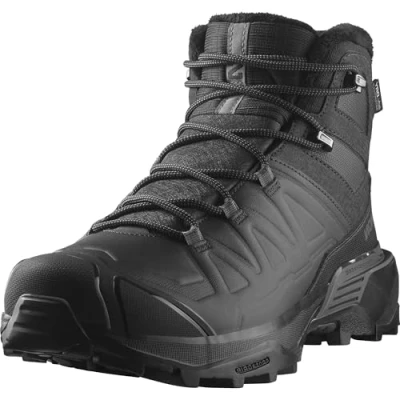 Image of Salomon X Ultra Snowpilot WP Winter boots, Men&#039;s, Size: 12.5, Black/phantom/castlerock Textile/synthetics