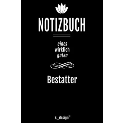 Image of Notizbuch für Bestatter: Originelle Geschenk Idee [120 Seiten liniertes blanko Papier]