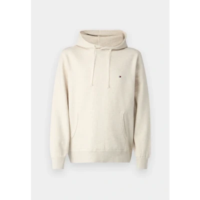 Image of Tommy Hilfiger Seasonal Hoody Sweatshirt, Men&#039;s, Size: 3XL, Oatmilk