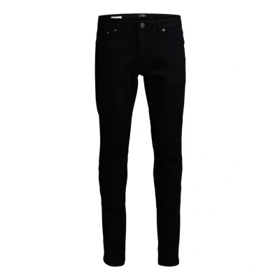 Image of Jack &amp; Jones Men&#039;s Slim Jeans, Black Denim, 30W / 34L