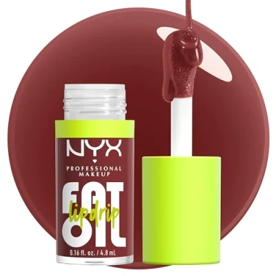 Image of NYX Professional Makeup Fat Oil Lip Drip 12H Hydration Non Sticky Finish Gloss 4.8ml (Various Shades) Sprinkle