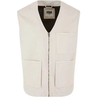 Image of Urban Classics Waistcoat, Men&#039;s, Size: 3XL, Cloud