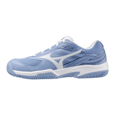 Image of Mizuno Break SHOT 5 Clay court tennis shoes, Women&#039;s, Size: 6.5, Blue Textile/synthetics