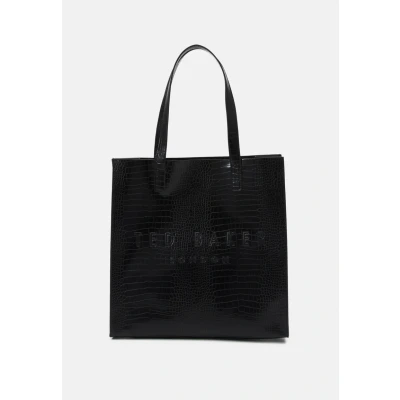 Image of Ted Baker Croccon Tote bag, Women&#039;s, Size: One Size, Black