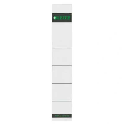Image of Leitz Self Adhesive Spine Labels for Lever Arch Files with 32 mm Spine, x 190 mm, Paper, 16080085 Grey, 10 Pieces