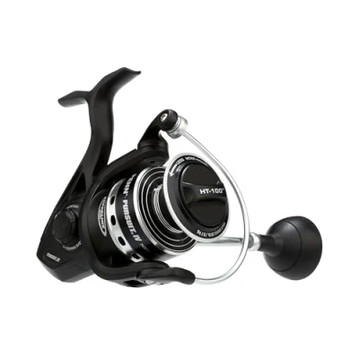 Image of PENN Pursuit IV Spinning, Fishing Reel, Spinning Reels, Sea Inshore Fishing, Spin Jig, Lure Reel for All Round Use, Boat, Kayak, Shore, Unisex, Black Silver, 5000
