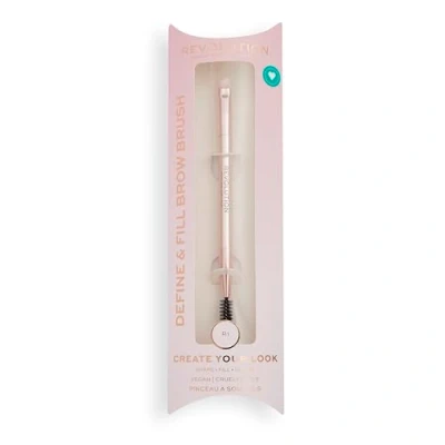 Image of Makeup Revolution Create Define &amp; Fill Brow Brush R1