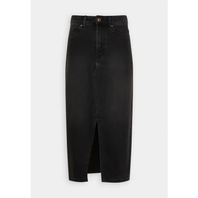 Image of Vero Moda Vmveri Skirt Denim skirt, Women&#039;s, Size: Small, Black