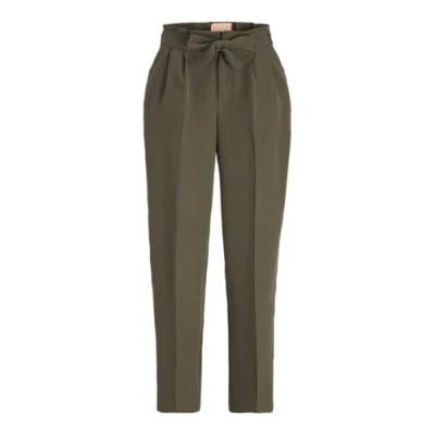 Image of JJXX Jxpetra Paperbag PANT Trousers, Women&#039;s, Size: Medium, Grape leaf