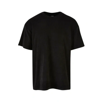 Image of Urban Classics Towel TEE Basic Tshirt, Men&#039;s, Size: Medium, Black