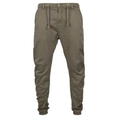 Image of Urban Classics Jogging Cargo trousers, Men&#039;s, Size: Small, Olive