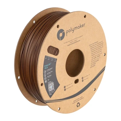 Image of Polymaker PolyLite PLA 1.75mm 1kg Brown