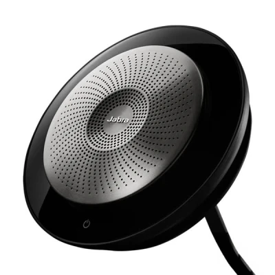 Image of Jabra Speak 710 MS Universal USB/Bluetooth Black, Silver Speaker (Universal, Silver, Portable, 30 m, 70 dB, 1 m)