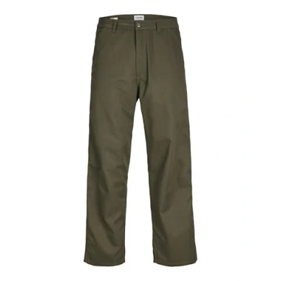Image of Jack &amp; Jones Jpstalex Jjclean Worker Trousers, Men&#039;s, Size: 30x32, Olive night