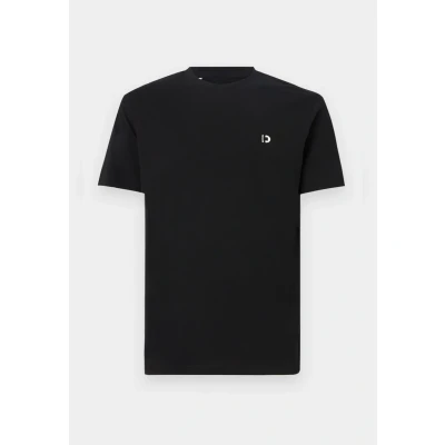 Image of Tom Tailor Denim Men&#039;s Slim Fit T Shirt In Solid Colors made of Cotton, 29999 black, XXL