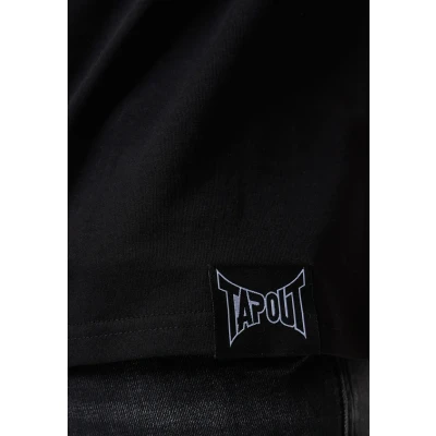 Image of Tapout Normale Passform Bernardino Print Tshirt, Men&#039;s, Size: 3XL, Black ecru red