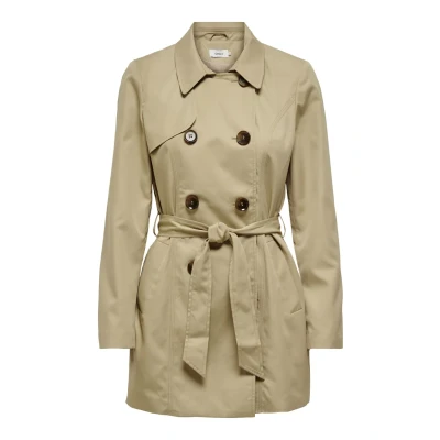 Image of ONLY Onlvalerie Trenchcoat, Women&#039;s, Size: XS, Ginger root