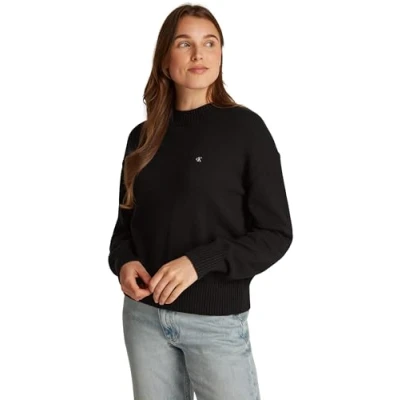 Image of Calvin Klein Jeans Jumper, Women&#039;s, Size: XXL, Ck black