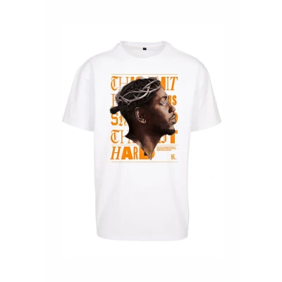 Image of Upscale by Mister Tee KDOT Oversize Print Tshirt, Men&#039;s, Size: Large, White