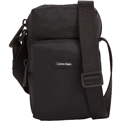 Image of Calvin Klein Men Reporter Bag Small, Black (Ck Black), One Size, Black, Size