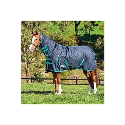 Image of Weatherbeeta ComFiTec Classic Combo Neck Medium 220g Black/Green