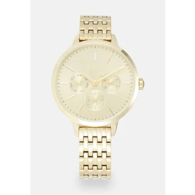 Image of BOSS Symphony Watch goldcoloured, Women&#039;s, Size: One Size, Gold coloured