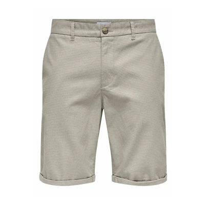 Image of Only &amp; Sons Normal Geschnitten Shorts, Men&#039;s, Size: Small, Fallen rock