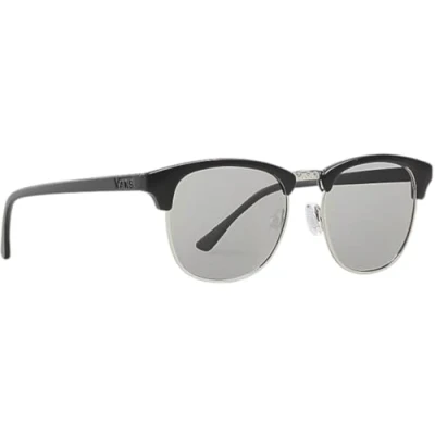Image of Vans MN Dunville Shades Sunglasses, Size: One Size, Matte black/silver mirror
