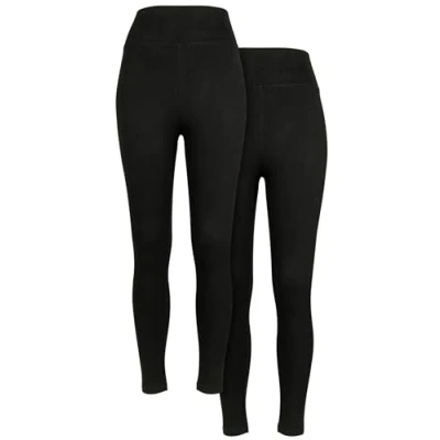 Image of Urban Classics 2PACK Leggings Trousers, Women&#039;s, Size: Medium, black