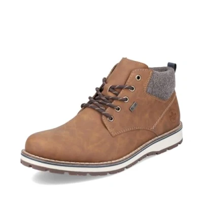 Image of Rieker RiekerTEX 38419 Men&#039;s Lace Up Ankle Boots Water Repellent, Brown 24, 40 EU