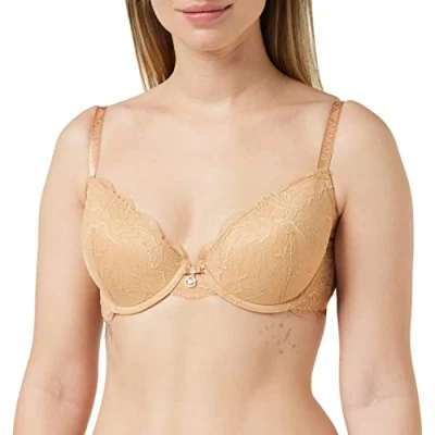 Image of Emporio Armani Natural BRA Pushup bra, Women&#039;s, Size: 36A, Beige