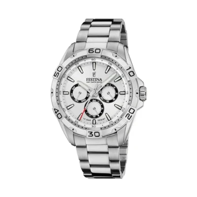Image of Festina Chronograph watch, Men&#039;s, Size: One Size, Argenté