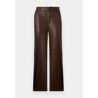 Image of ICHI Ihsia Trousers, Women&#039;s, Size: 12, Coffee bean