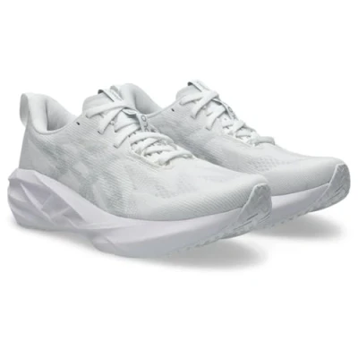 Image of ASICS Novablast 5 Womens Road Running Shoes, White Grey, 4 UK