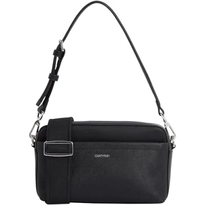 Image of Calvin Klein MUST CONV Camera BAG Handbag, Women&#039;s, Size: One Size, Ck black