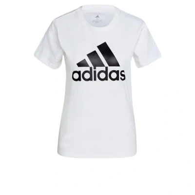 Image of adidas Sportswear Print Tshirt, Women&#039;s, Size: XS, White/black