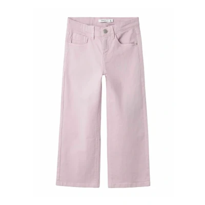 Image of Name it Nkfrose WIDE TWI Flared Jeans for kids, Size: 6y, Winsome orchid