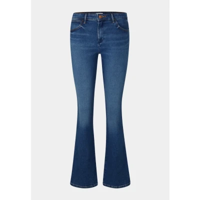 Image of Wrangler Bootcut jeans, Women&#039;s, Size: 24x32, Blau