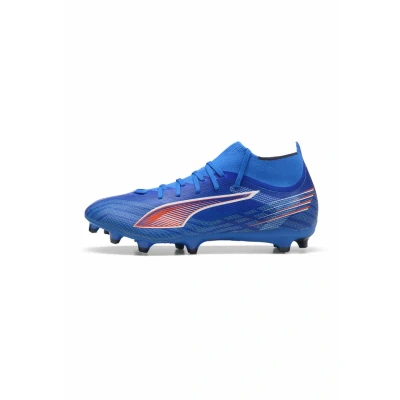 Image of Puma Ultra 6 Match Football boots firm ground blue white black, Men&#039;s, Size: 11, blue/ white/ black shoes