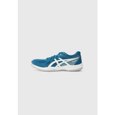 Image of Asics Upcourt Handball shoes, Men&#039;s, Size: 13, Mako blue/white shoes