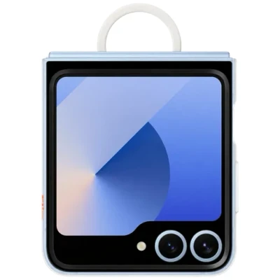 Image of Samsung TPU Back Cover with Ring Transparent Galaxy Z Flip 6