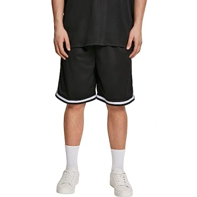 Image of Urban Classics Premium Stripes Shorts, Men&#039;s, Size: Large, Black