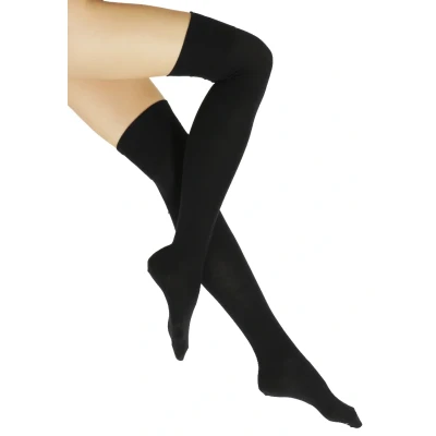 Image of Falke Softmerino Overknees warm Knee high socks, Women&#039;s, Size: 4/5, Black