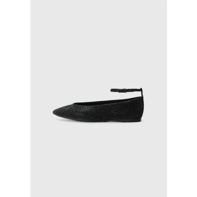Image of Tamaris Ankle strap ballet pumps black, Women&#039;s, Size: 4, Black shoes