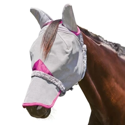 Image of Weatherbeeta ComFiTec Deluxe Durable Fly Mask with ears and nose