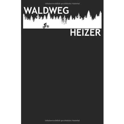 Image of Waldweg Heizer Notizbuch: DIN A5 Gepunktet/Dotted 120 Seiten Fahrrad MTB Mountainbike Rennrad Downhill Radsport Bike als Geschenkidee &amp; Weihnachten ... Planer Tagebuch Notizheft Notizblock